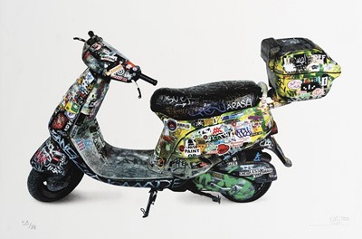 Lot 83 - Invader (French 1969-), 'Scooter', 2015