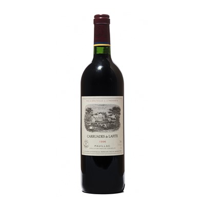 Lot 37 - 4 bottles 1996 Carraudes de Lafite