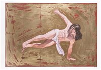 Lot 180 - Cosmo Sarson (British), ‘Breakdancing Jesus – Flares’, 2015