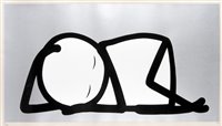 Lot 504 - Stik (British), 'Sleeping Baby (Silver)', 2015