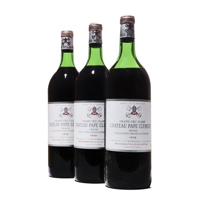Lot 43 - 6 magnums 1978 Ch Pape Clement