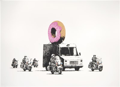 Lot 454 - Banksy (British b.1974), ‘Donuts (Strawberry)’, 2009