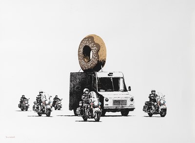 Lot 216 - Banksy (British 1974-), 'Donuts (Chocolate)', 2009