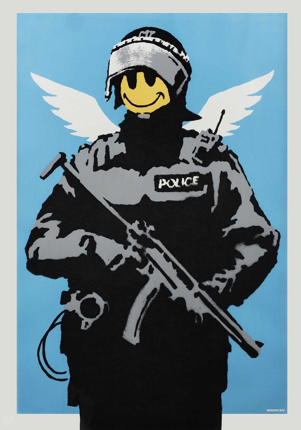 Lot 221 - Banksy (British 1974-), 'Flying Copper', 2003