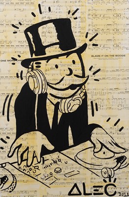 Lot 170 - Alec Monopoly (American 1986-), 'DJ Monopoly', 2011