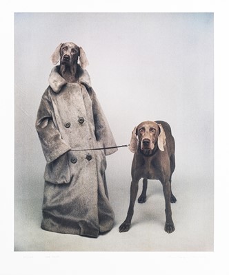 Lot 169 - William  Wegman (American 1943-), 'Dog Walker', 2020