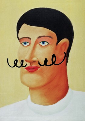 Lot 161 - Nicolas Party (Swiss 1980-), 'Portrait With A Moustache', 2013