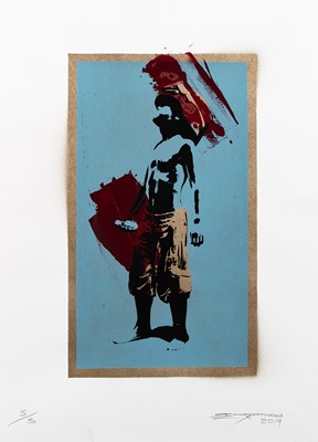 Lot 107 - Schoony (British 1974-), 'Boy Soldier', 2019