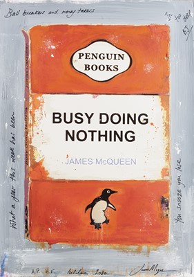 Lot 26 - James McQueen (British 1977-), 'Busy Doing Nothing', 2020