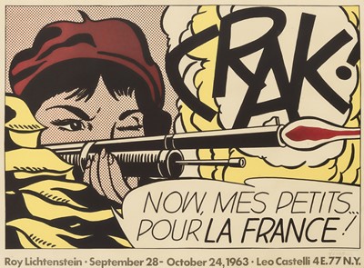 Lot 164 - Roy Lichtenstein (American 1923-1997), 'Crak!', 1964