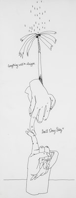 Lot 8 - Christina Quarles (American 1985-), 'Don't Worry Baby', 2020