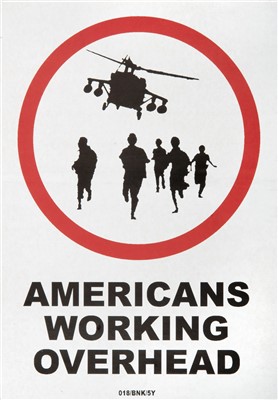 Lot 124 - Banksy (British b.1974), 'Americans Working Overhead & Neighbourhood Watch'