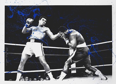 Lot 193 - Mr Brainwash (French 1966-), 'Grand Ali (Blue)', 2017