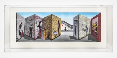 Lot 160 - Patrick Hughes (British 1939-), 'Banksy', 2018