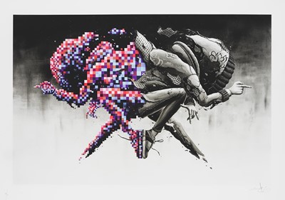 Lot 121 - Pez (French), 'Double Trouble', 2021