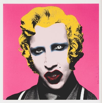 Lot 118 - Mr Brainwash (French 1966-), 'Marilyn Manson', 2009