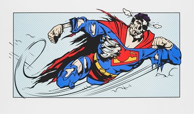 Lot 94 - D*Face (British 1978-), 'No More Heroes (Blue)', 2010