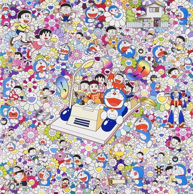 Lot 60 - Takashi Murakami (Japanese 1962-), 'On An Endless Journey On A Time Machine', 2018