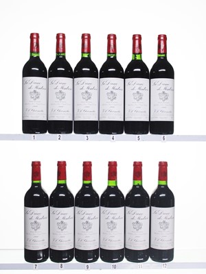 Lot 26 - 12 bottles 1999 La Dame de Montrose