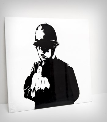 Lot 74 - Banksy (British 1974-), 'Boys In Blue', 2015