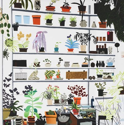 Lot 42 - Jonas Wood (American 1977-), ‘Large Shelf Still Life Poster’, 2017