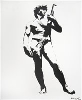 Lot 447 - Blek Le Rat (French b.1951), 'David', 2006