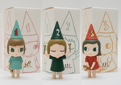 Lot 63 - Yoshitomo Nara (Japanese 1959-), '123 Drumming Girls', 2020