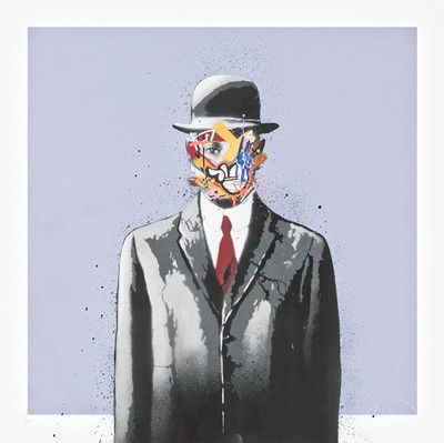 Lot 95 - Martin Whatson (Norwegian 1984-), 'Son Of Man (Lilac)', 2017