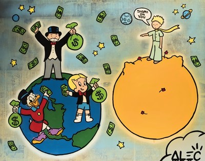 Lot 167 - Alec Monopoly (American 1986-), 'Shame On You', 2017