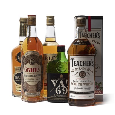 Lot 119 - 5 bottles Mixed Whisky