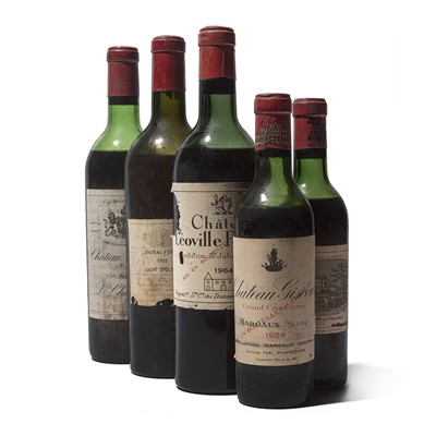 Lot 38 - 5 bottles Mixed Bordeaux