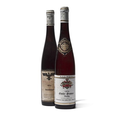 Lot 69 - 2 bottles Mixed 1937 German Wines