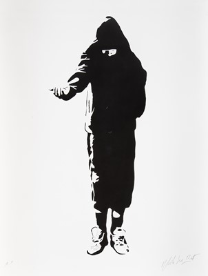 Lot 76 - Blek Le Rat (French 1951-), 'Beggar', 2006