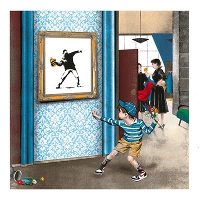 Lot 212 - Mr Brainwash (French 1966-), 'Life Imitates Art', 2021