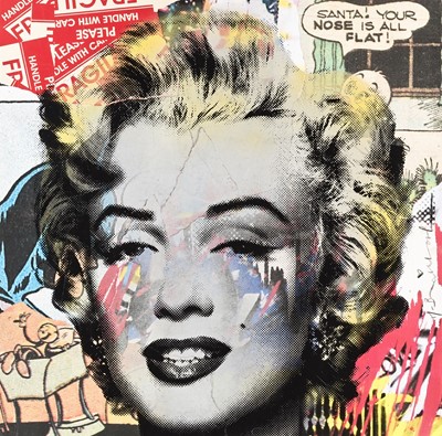 Lot 197 - Mr Brainwash (French 1966-), 'Marilyn Monroe', 2016