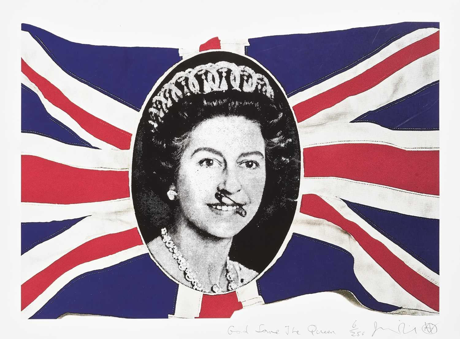 Lot 33 - Jamie Reid (British 1947-), 'God Save The