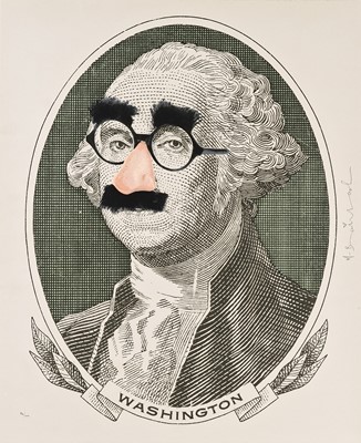 Lot 103 - Mr. Brainwash (French 1966-), 'Incognito (Washington)', 2019