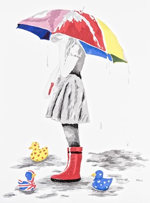 Lot 121 - Trastor Art (Spanish), 'Bad Day For Ducks', 2015