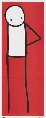 Lot 119 - Stik (British 1979-), 'Hip (Red)', 2013