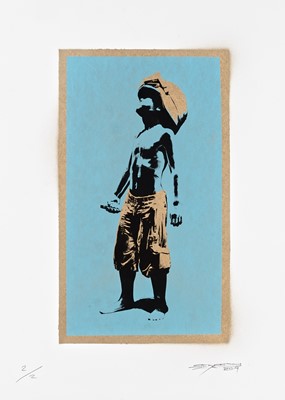 Lot 108 - Schoony (British 1974-), 'Boy Soldier', 2019