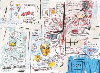 Lot 199 - Jean-Michel Basquiat (American 1960-1988), 'Olympic (1983/2017)', 2017
