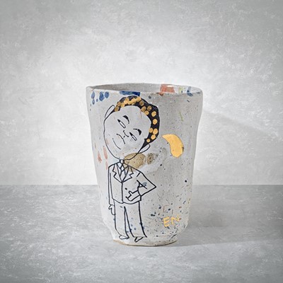 Lot 29 - En Iwamura (Japanese 1988-), 'Doodle Cup 5', 2018