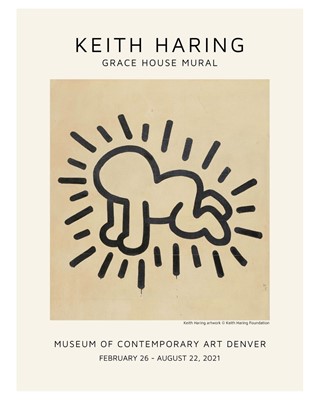 Lot 90 - Keith Haring (American 1958-1990), 'Grace House Mural', 2021