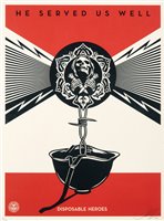 Lot 308 - Shepard Fairey (American b.1970), ‘Disposable Heroes', 2012