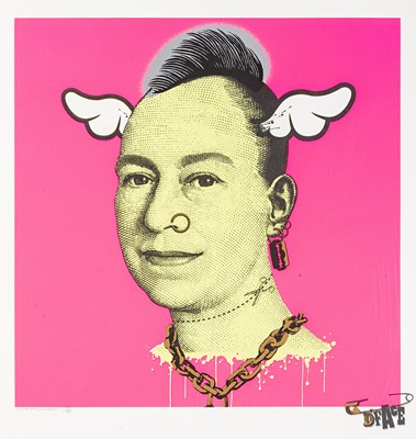 Lot 55 - D*Face (British 1978-), 'More Punk Than You Punk (Pink)', 2009