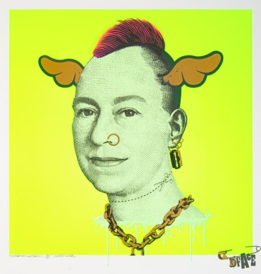 Lot 54 - D*Face (British 1978-), 'More Punk Than You Punk (Yellow)', 2009