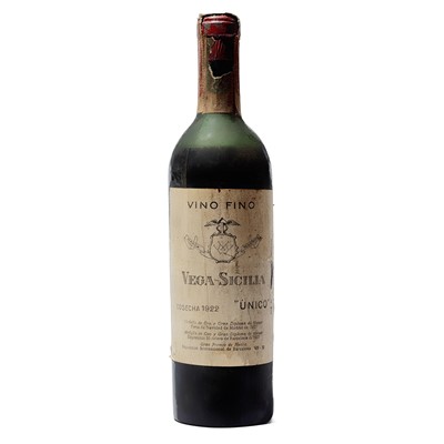 Lot 159 - 1 bottle 1922 Vega-Sicilia