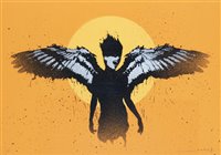 Lot 206 - Eelus (British b.1979), 'Icarus (Special Edition Orange)', 2018