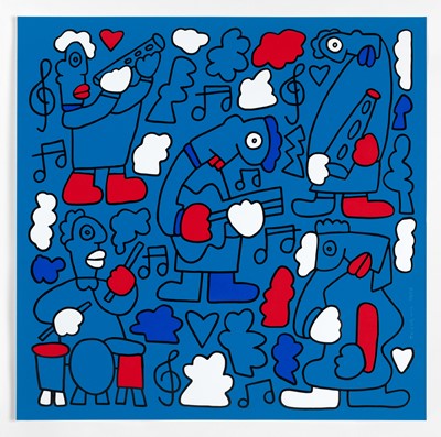 Lot 140 - Thierry Noir (French 1958-), 'The Show Must Go On', 2015