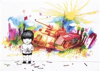Lot 193 - Dran (French b.1979), 'Le Char', 2009